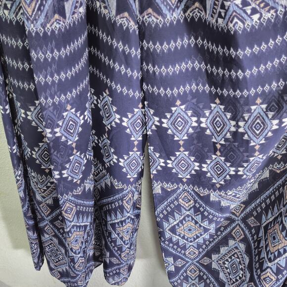 Vince Camuto Women’s Jumpsuit Size 8 Contemporary Classics Boho Luxe Wide Leg - Picture 5 of 9